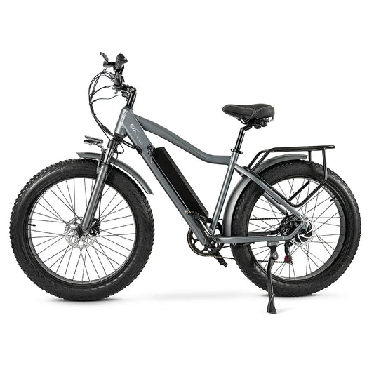 CMACEWHEEL J26 Electric Bike Adults 26 Inch Fat Tire E-Bike 48V/17Ah E Mountain Bike, Range 50-80km,7 Speed