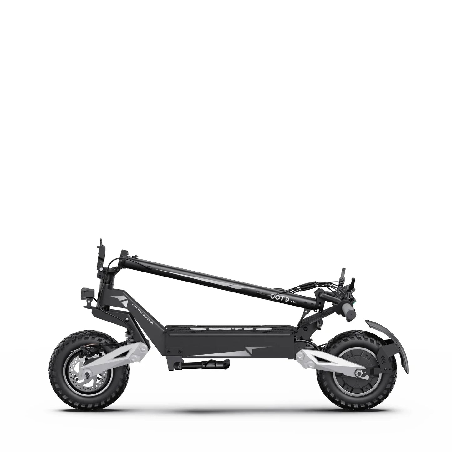 OOTD T10 electric bicycle 48V Peak900W13Ah mileage 45km load 150kg, lightweight electric scooter, portable folding electric scooter