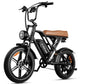 G60 New 250W48V15Ah Electric Bicycle 20 Inch Fat Tire Snow All Terrain Electric Bicycle Off-road