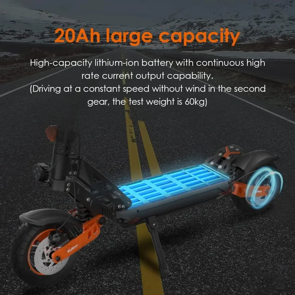 Kukirin G2 Max E-Scooter 1000W Motor 48V20.8ah Battery Dual Hydraulic Shock Absorbers Electric Scooter City Off-Road Escooter