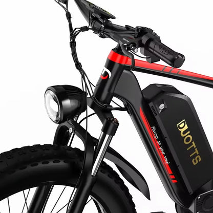 DUOTTS S26 E Bike 1500W 48V20AH Battery Snow Electric Bicycle Hydraulic shock 26*4.0 Fat Tire Electric Bike