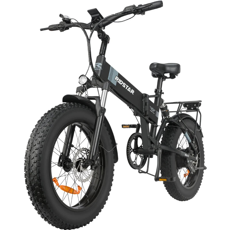 RIDSTAR H20 PRO Folding Electric Bike 2000W Dual Motor 48V23AH Hidden Battery Electric Bicycle Adult 20" Fat Tire Mountain Ebike
