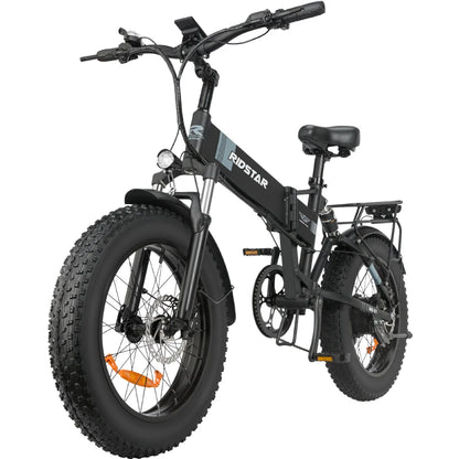 RIDSTAR H20 PRO Folding Electric Bike 2000W Dual Motor 48V23AH Hidden Battery Electric Bicycle Adult 20" Fat Tire Mountain Ebike