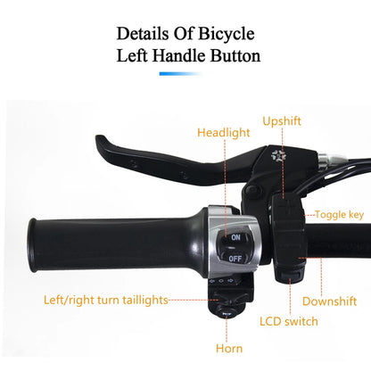 CMACEWHEEL F26 Adult Electric Bike Electrical Road Bicycle 48V 17Ah Fatbike MTB E-bike 27.5 Mountain Ebike