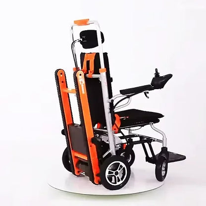 Reservation is required, delivery time is 30 days Quality E Staircase Climber Wheel Chair Foldable Hydraulic Track Electric Stair Climbing Wheelchair