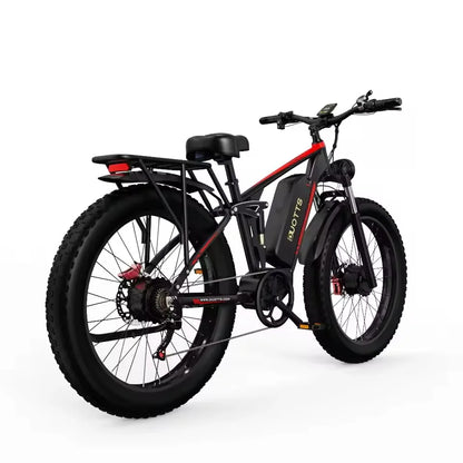 DUOTTS S26 E Bike 1500W 48V20AH Battery Snow Electric Bicycle Hydraulic shock 26*4.0 Fat Tire Electric Bike