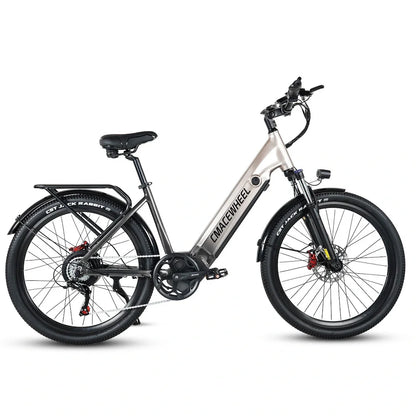 CMACEWHEEL L26 Adult Fat Bike MTB 48V 18Ah 26x4in Electric Mountain Bicycle for Road Use