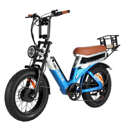 Baolujie DP2033 Electric Bicycle Big Power Dual Motor 20 Inch Adult Electric Bicycle 48V30AH Battery City Electric Bicycle