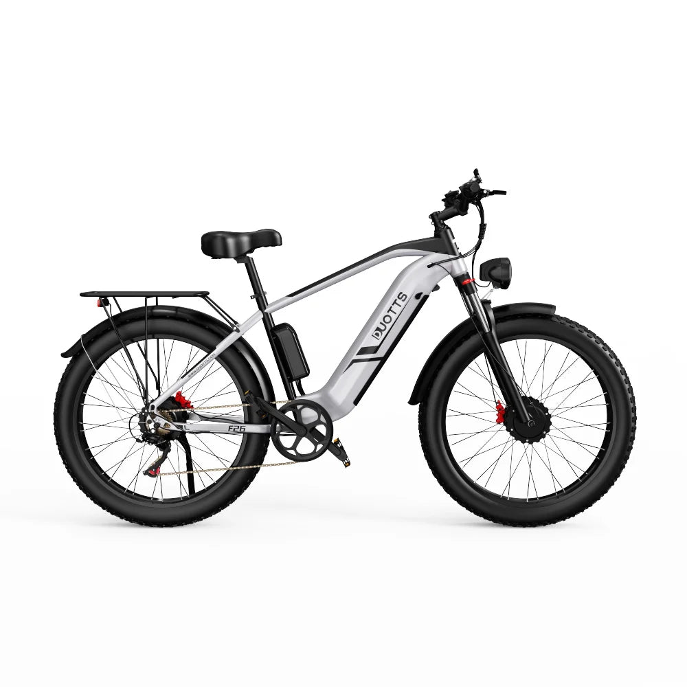 DUOTTS F26 Electric Bike 1500W Dual Motor 48V 20AH 26 "Fat Tire E-BIKE Adult E-Mountain MTB, Full Suspension, Hydraulic Brake