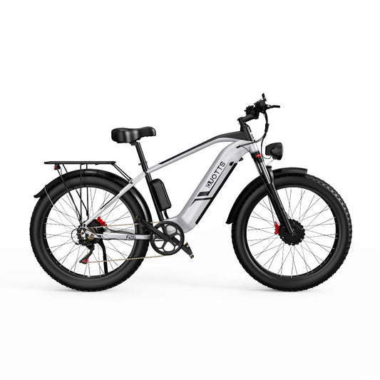 DUOTTS F26 Electric Bike 1500W Dual Motor 48V 20AH 26 "Fat Tire E-BIKE Adult E-Mountain MTB, Full Suspension, Hydraulic Brake