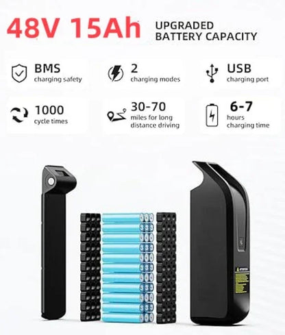 G60 New 250W48V15Ah Electric Bicycle 20 Inch Fat Tire Snow All Terrain Electric Bicycle Off-road