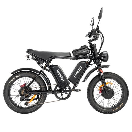 Ridstar Q20 Pro Off-road Electric Bike 2*1000W 52V 20AH Dual Battery 55km/h Max Speed 288km Max Range Dual Hydraulic Disc Brake