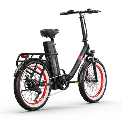 ONESPORT OT16-2 EU Standard 250W Electric City Bike 20 Inch Folding E-Bike 48V17Ah Removable Battery 25km/h Disc Brake