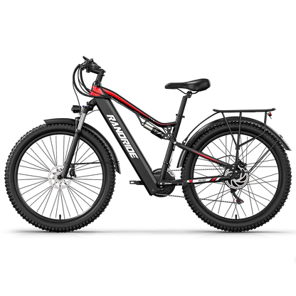 RANDRIDE YG90 Electric Bicycle 1000W Powerful Motor 48V17AH Battery Hydraulic Brake E-bike Adult 27.5 Inch Tire Electric Bike
