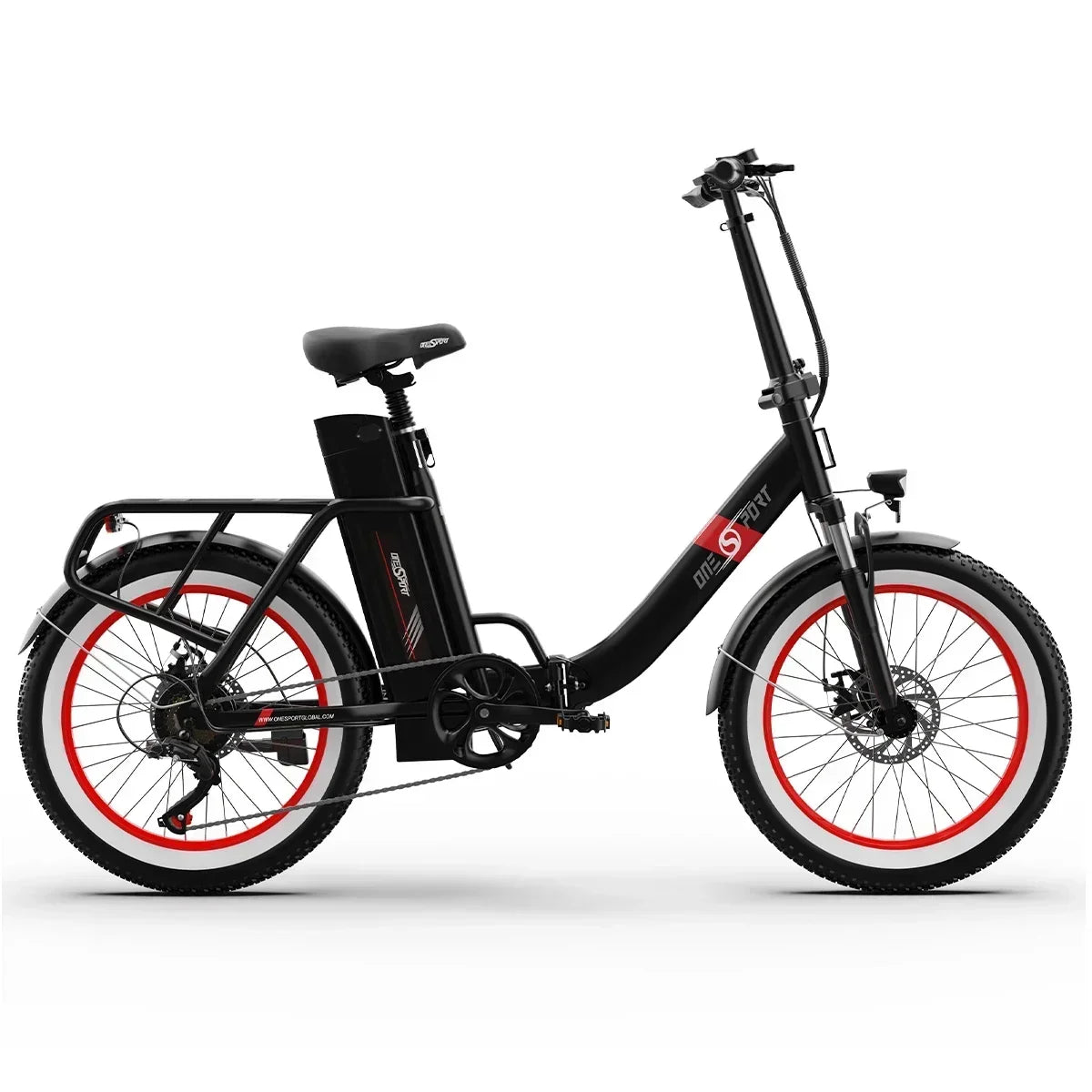 ONESPORT OT16-2 EU Standard 250W Electric City Bike 20 Inch Folding E-Bike 48V17Ah Removable Battery 25km/h Disc Brake