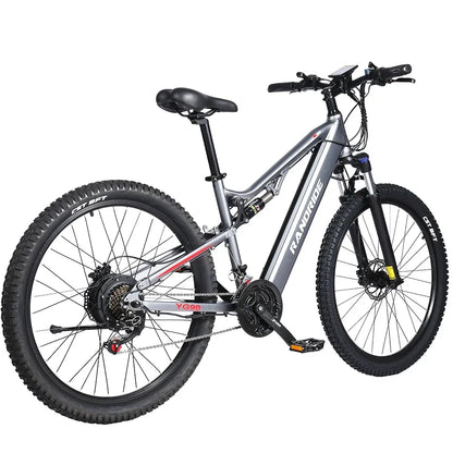RANDRIDE YG90 Electric Bicycle 1000W Powerful Motor 48V17AH Battery Hydraulic Brake E-bike Adult 27.5 Inch Tire Electric Bike