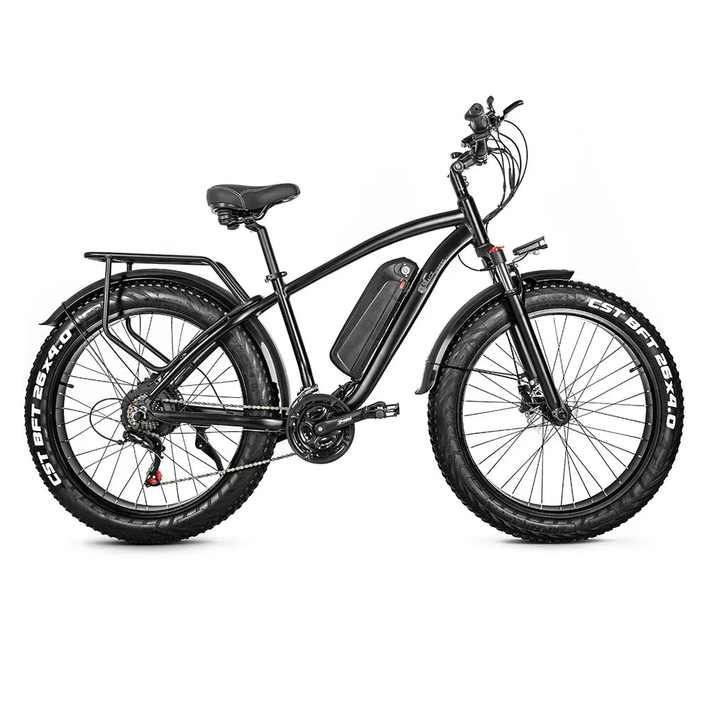 CMACEWHEEL M26 Electric Bike 26" Fat Tire Ebike Adults E Mountianbike Bicycle Men & Women 48V/17Ah Torque 80N.m