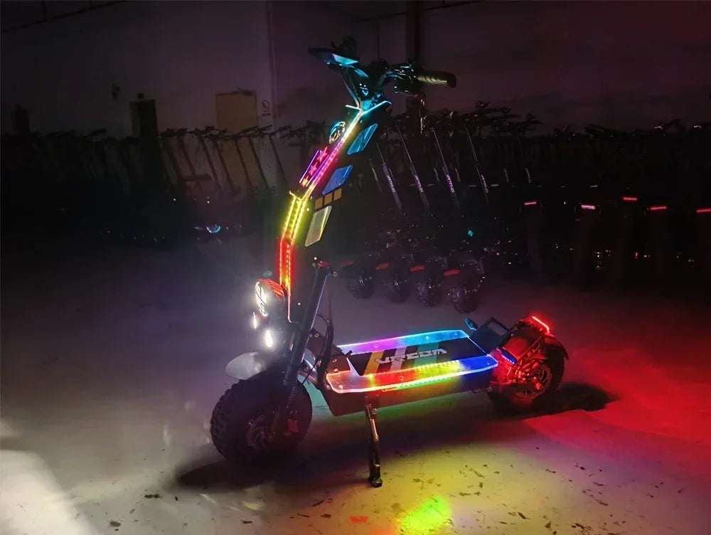 116 Puls E-Scooter 8000W Dual Motor 60V40AH Hydraulic Brake Electric Scooter 14" Explosion-proof Tire with Turn Signal EScooters