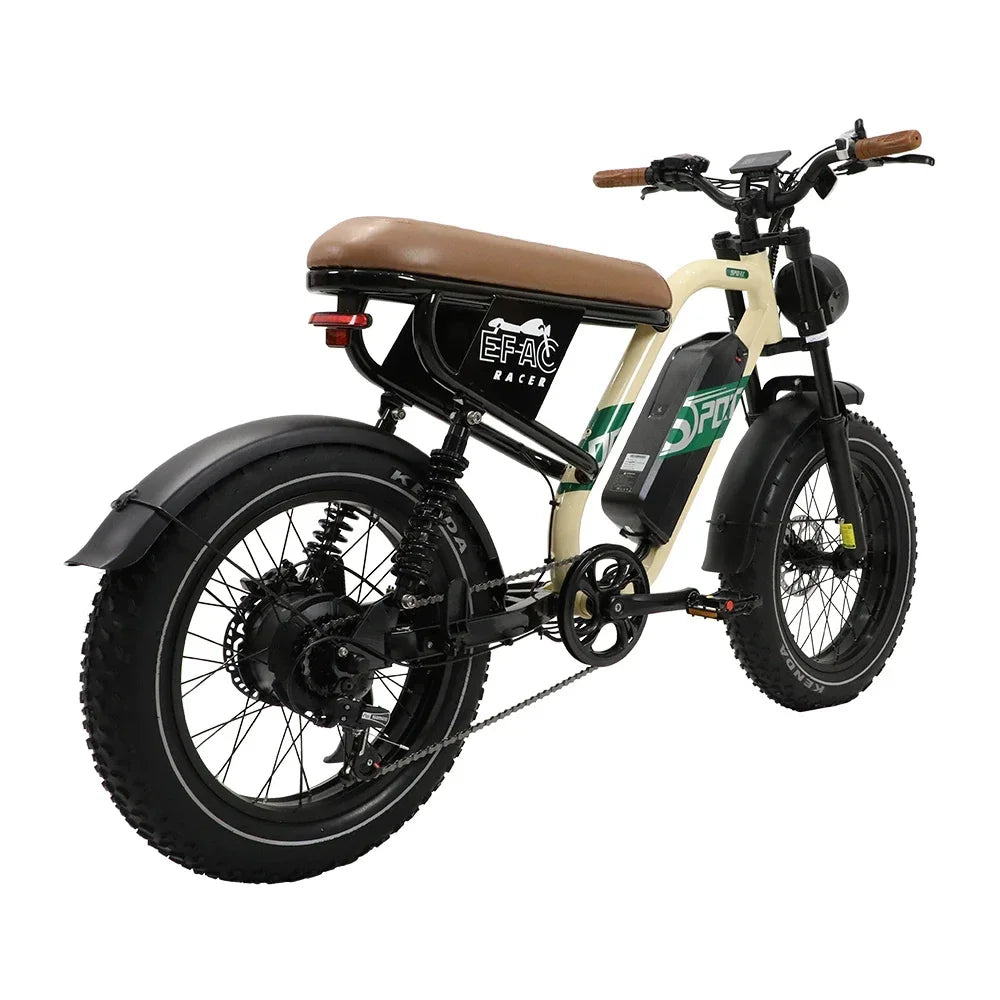 Onesport W66 Electric Mountain Bike 20 Inch Fat Tire eBike 500W48V13.5AH Removeable Battery Bluetooth App