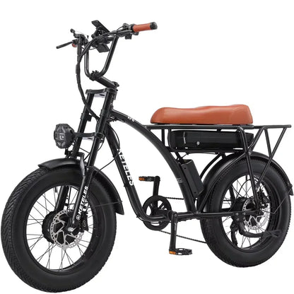 Keteles KF8 2000W Electric Bike 2×1000W Dual Motor Mountain All Terrain 48V 23AH 20 Inch Fat Tires Hydraulic Oil Disc Brakes