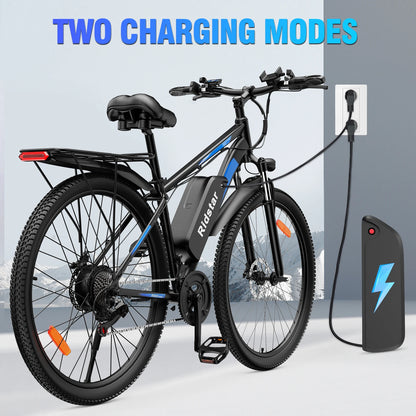 Ridstar S29 PRO Electric Bicycle 1000W Powerful Motor 48V21AH Lithium Battery  E-bike 29*2.1 Inch All-terrain Tire Electric Bike