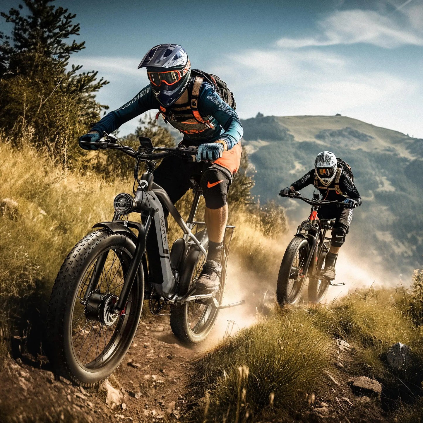 DUOTTS F26 Electric Bike 1500W Dual Motor 48V 20AH 26 "Fat Tire E-BIKE Adult E-Mountain MTB, Full Suspension, Hydraulic Brake