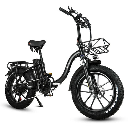 CMACEWHEEL Y20  adult city electric bike, foldable, 18AH battery, 20*4 fat tire