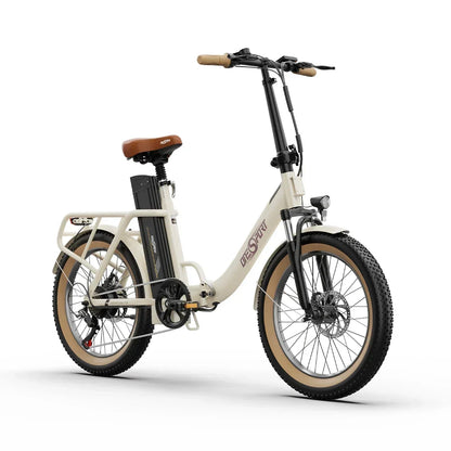 ONESPORT OT16-2 EU Standard 250W Electric City Bike 20 Inch Folding E-Bike 48V17Ah Removable Battery 25km/h Disc Brake