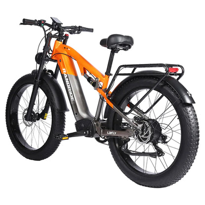 RANDRIDE YX80 Electric Bike, 1500W 48V 20Ah Battery, 26x4.0'' CST Fat Tire, 50km/h Max Speed, 124km Max Range, Hydraulic Brakes