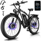 KETELES k800 adult 2000W dual motor electric bike, 23AH battery, 26*4.0 fat tire electric mountain bike.