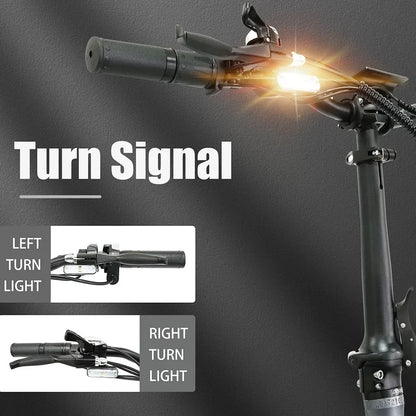 CMACEWHEEL RX20 Electric Folding Bike   Max Speed 17Ah Battery 20*4.0 inch Fat Tire E-Bike  Hydraulic Brake