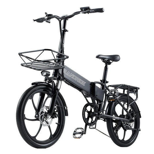 RANDRIDE YA20 Electric  Bike 500W 48V 12.8Ah  City Ebike 7 Speed Dual disc brake EU Warehouse delivery