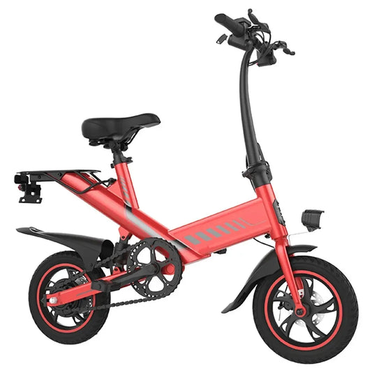 Y1S Electric Bike 12 inch Tire Brushless Motor 25km/h Max Speed, 36V 7.8Ah Lithium Battery City Bicycle 45km Rang