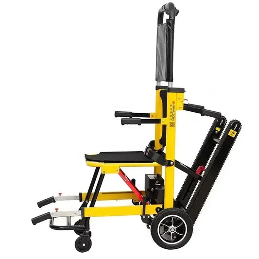 Electric wheelchair Hot Selling Electric Stair Climbing Wheelchair Elderly Crawler Type Walker Rollator for Going up down Stairs