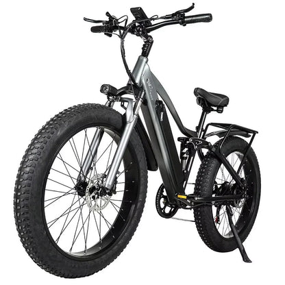 CMACEWHEEL TP26 Electric Bicycle  48V17AH Lithium Battery Adult Riding Electric Bike 26*4 inch Fat Tire Mountain Snow E-bike