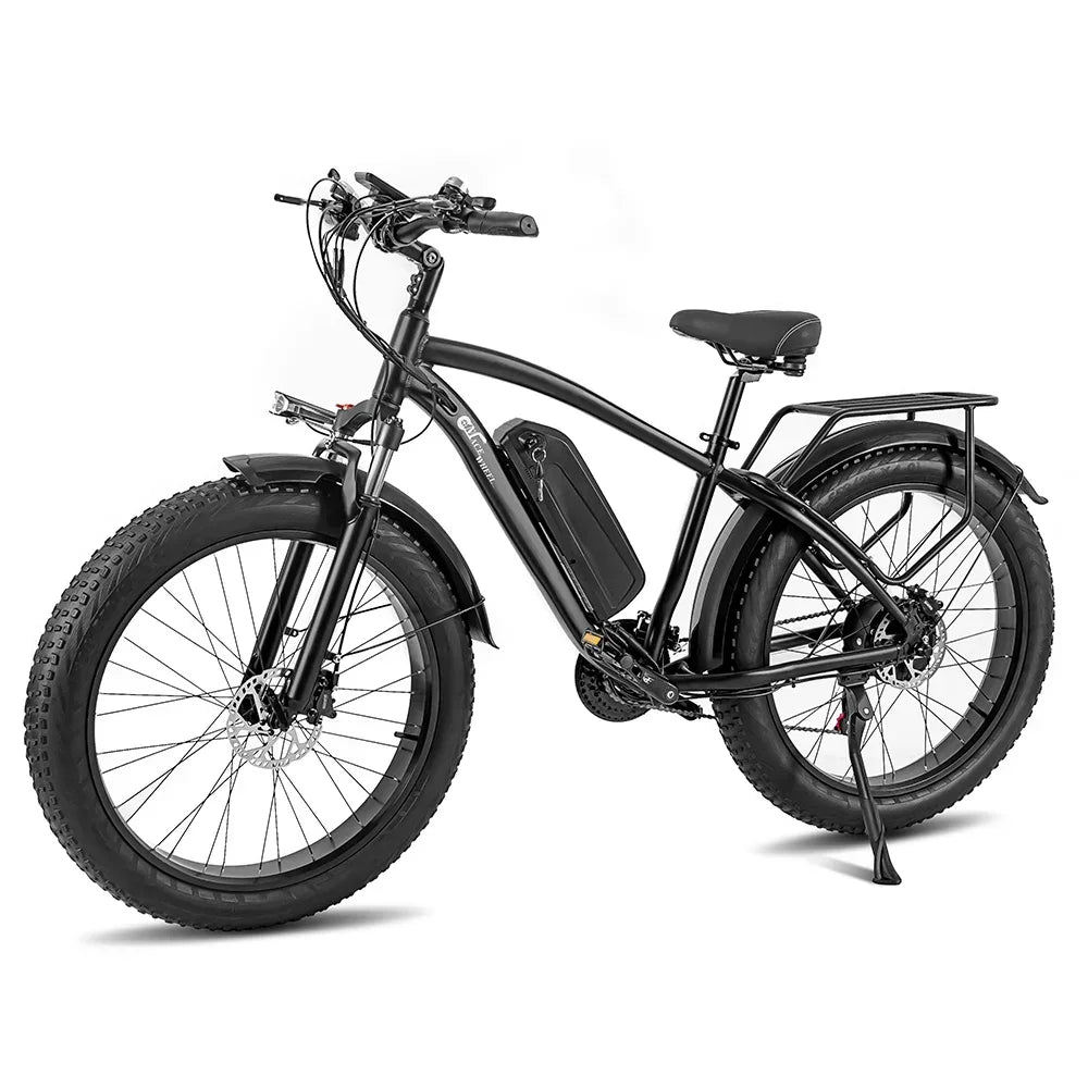 CMACEWHEEL M26 Electric Bike 26" Fat Tire Ebike Adults E Mountianbike Bicycle Men & Women 48V/17Ah Torque 80N.m