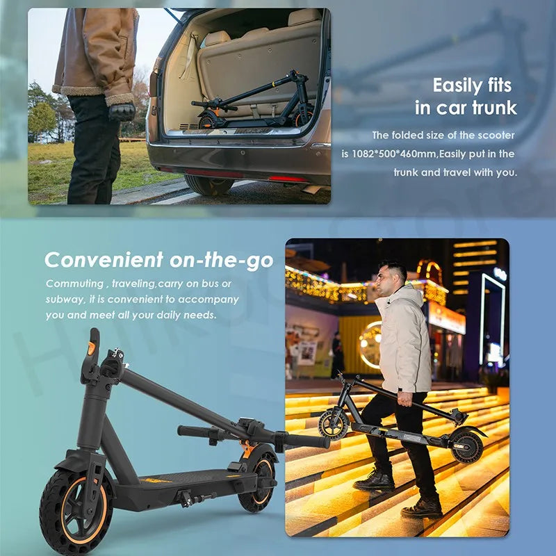 KuKirin S1 Max Electric Scooter 8 Inch Tire Escooter 350W 36V 10.4Ah Foldable Electric Scooter 30KM/H Max Speed 39km Range  ﻿